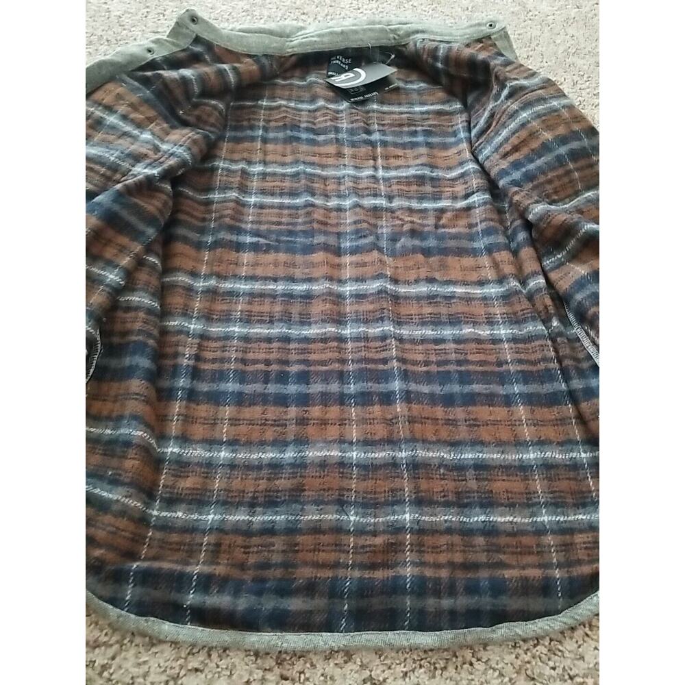 NWT Reverse Threads‎ Jacket Mens Size S Snap Butt… - image 5